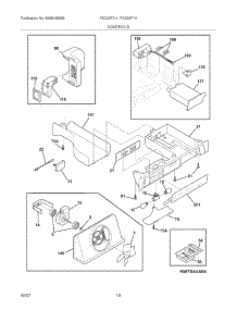 11 - Controls parts for Frigidaire Refrigerator FSC23F7HW6 from AppliancePartsPros.com