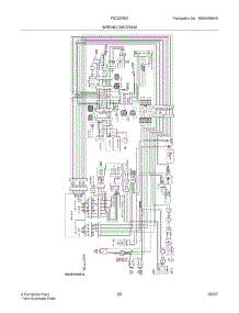 23 - Wiring Diagram parts for Frigidaire Refrigerator FSC23R5DBF from AppliancePartsPros.com