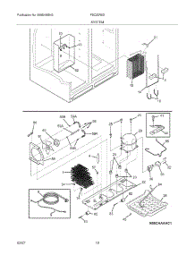 13 - System parts for Frigidaire Refrigerator FSC23R5DSBC from AppliancePartsPros.com