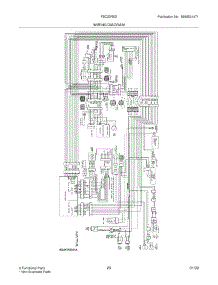 23 - Wiring Diagram parts for Frigidaire Refrigerator FSC23R5DWL from AppliancePartsPros.com