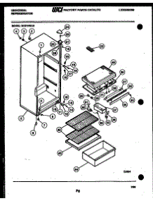 03 - Cabinet Parts parts for Frigidaire Refrigerator GCD14AJ0 from AppliancePartsPros.com