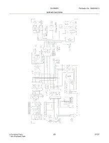 23 - Wiring Diagram parts for Frigidaire Refrigerator GLHS65EHSB3 from AppliancePartsPros.com