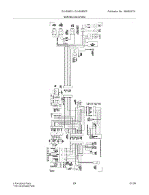 23 - Wiring Diagram parts for Frigidaire Refrigerator GLHS68EEW4 from AppliancePartsPros.com