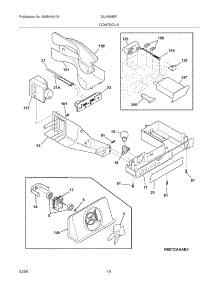 11 - Controls parts for Frigidaire Refrigerator GLHS68EFB1 from AppliancePartsPros.com