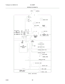 22 - Wiring Schematic parts for Frigidaire Refrigerator GLHS68EFW1 from AppliancePartsPros.com