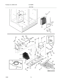 13 - System parts for Frigidaire Refrigerator GLHS69EEPB2 from AppliancePartsPros.com