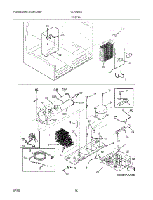 13 - System parts for Frigidaire Refrigerator GLHS69EEPW5 from AppliancePartsPros.com