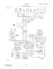 25 - Wiring Diagram parts for Frigidaire Refrigerator GLHS69EEPB2 from AppliancePartsPros.com