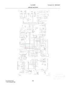 25 - Wiring Diagram parts for Frigidaire Refrigerator GLHS69EFPW0 from AppliancePartsPros.com