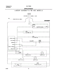 10 - Wiring Schematic parts for Frigidaire Refrigerator GLHT180SAW2 from AppliancePartsPros.com