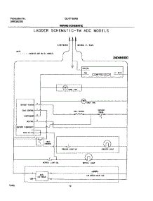 10 - Wiring Schematic parts for Frigidaire Refrigerator GLHT184RAQ6 from AppliancePartsPros.com
