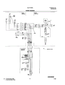 11 - Wiring Diagram parts for Frigidaire Refrigerator GLHT184RAQ6 from AppliancePartsPros.com