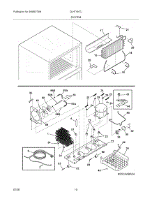 09 - System parts for Frigidaire Refrigerator GLHT184TJQ0 from AppliancePartsPros.com