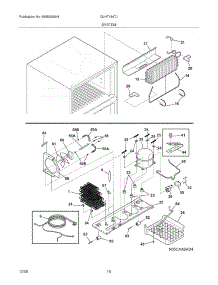 09 - System parts for Frigidaire Refrigerator GLHT184TJW2 from AppliancePartsPros.com