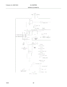 22 - Wiring Schematic parts for Frigidaire Refrigerator GLHS66EFSB3 from AppliancePartsPros.com