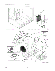 13 - System parts for Frigidaire Refrigerator GLHS67EEPQ1 from AppliancePartsPros.com