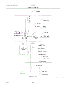 22 - Wiring Schematic parts for Frigidaire Refrigerator GLHS68EEPB5 from AppliancePartsPros.com
