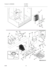13 - System parts for Frigidaire Refrigerator GLHS38EJB1 from AppliancePartsPros.com