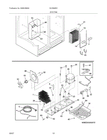13 - System parts for Frigidaire Refrigerator GLHS65EHB1 from AppliancePartsPros.com