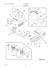 11 - Controls parts for Frigidaire Refrigerator GLHS66EESBA from AppliancePartsPros.com