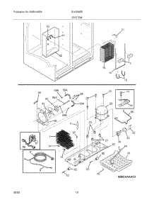 13 - System parts for Frigidaire Refrigerator GLHS66EEW3 from AppliancePartsPros.com