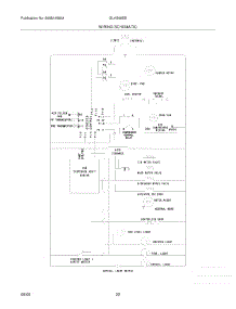 22 - Wiring Schematic parts for Frigidaire Refrigerator GLHS66EESB5 from AppliancePartsPros.com