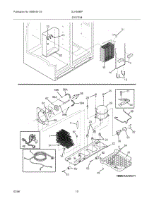 13 - System parts for Frigidaire Refrigerator GLHS68EFPB1 from AppliancePartsPros.com