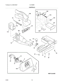11 - Controls parts for Frigidaire Refrigerator GLHS68EEW6 from AppliancePartsPros.com