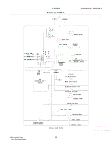 23 - Wiring Schematic parts for Frigidaire Refrigerator GLHS68EESB5 from AppliancePartsPros.com