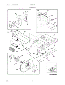 11 - Controls parts for Frigidaire Refrigerator GHSC39ETJW2 from AppliancePartsPros.com