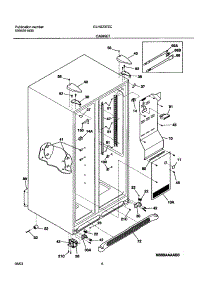 07 - Cabinet parts for Frigidaire Refrigerator GLHS237ZCQ0 from AppliancePartsPros.com