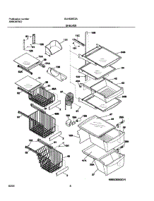 09 - Shelves parts for Frigidaire Refrigerator GLHS267ZAW5 from AppliancePartsPros.com