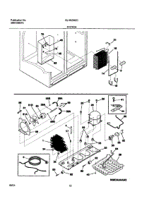 13 - System parts for Frigidaire Refrigerator GLHS239ZCB0 from AppliancePartsPros.com