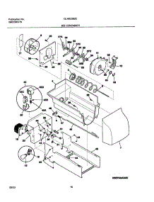 17 - Ice Container parts for Frigidaire Refrigerator GLHS239ZCB0 from AppliancePartsPros.com