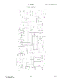 25 - Wiring Diagram parts for Frigidaire Refrigerator GLHS269FPW0 from AppliancePartsPros.com