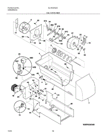 17 - Ice Container parts for Frigidaire Refrigerator GLHS269ZCQ2 from AppliancePartsPros.com