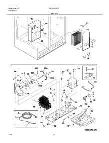 13 - System parts for Frigidaire Refrigerator GLHS269ZCW2 from AppliancePartsPros.com