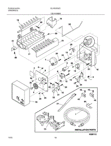 19 - Ice Maker parts for Frigidaire Refrigerator GLHS269ZCW2 from AppliancePartsPros.com