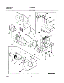11 - Controls parts for Frigidaire Refrigerator GLHS280ZAB4 from AppliancePartsPros.com