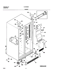 07 - Cabinet parts for Frigidaire Refrigerator GLHS280ZAW6 from AppliancePartsPros.com