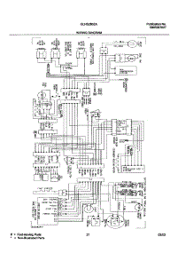 21 - Wiring Diagram parts for Frigidaire Refrigerator GLHS280ZAW6 from AppliancePartsPros.com