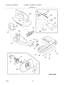 11 - Controls parts for Frigidaire Refrigerator GLHS68EFB0 from AppliancePartsPros.com