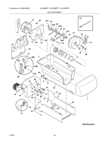 17 - Ice Container parts for Frigidaire Refrigerator GLHS68EFB0 from AppliancePartsPros.com