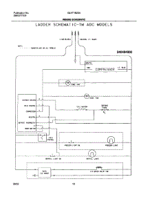 10 - Wiring Schematic parts for Frigidaire Refrigerator GLHT182SAW3 from AppliancePartsPros.com