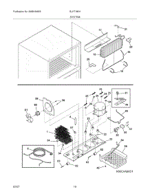 09 - System parts for Frigidaire Refrigerator GLHT186HW0 from AppliancePartsPros.com
