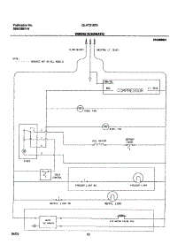 10 - Wiring Schematic parts for Frigidaire Refrigerator GLHT216TAW4 from AppliancePartsPros.com
