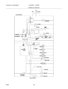 22 - Wiring Schematic parts for Frigidaire Refrigerator GLHS68EFW2 from AppliancePartsPros.com