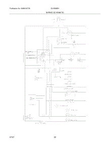 22 - Wiring Schematic parts for Frigidaire Refrigerator GLHS69EHW1 from AppliancePartsPros.com