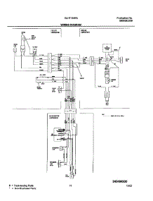 11 - Wiring Diagram parts for Frigidaire Refrigerator GLHT184RAQ4 from AppliancePartsPros.com