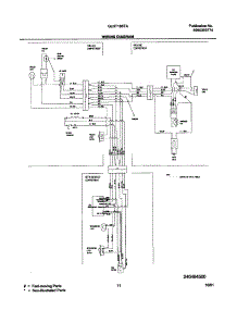 11 - Wiring Diagram parts for Frigidaire Refrigerator GLHT186TAW0 from AppliancePartsPros.com